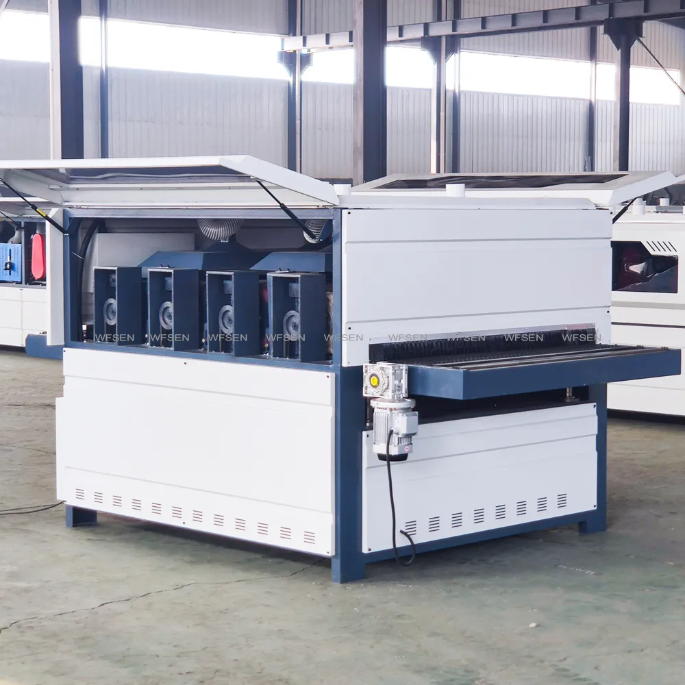 Plate sheet metal mirror finish polishing machine